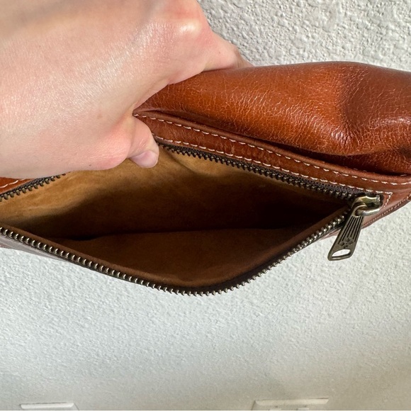 Patricia Nash Womens Lanza Crossbody Bag Tan Boho Western Leather Vaction - Picture 8 of 12